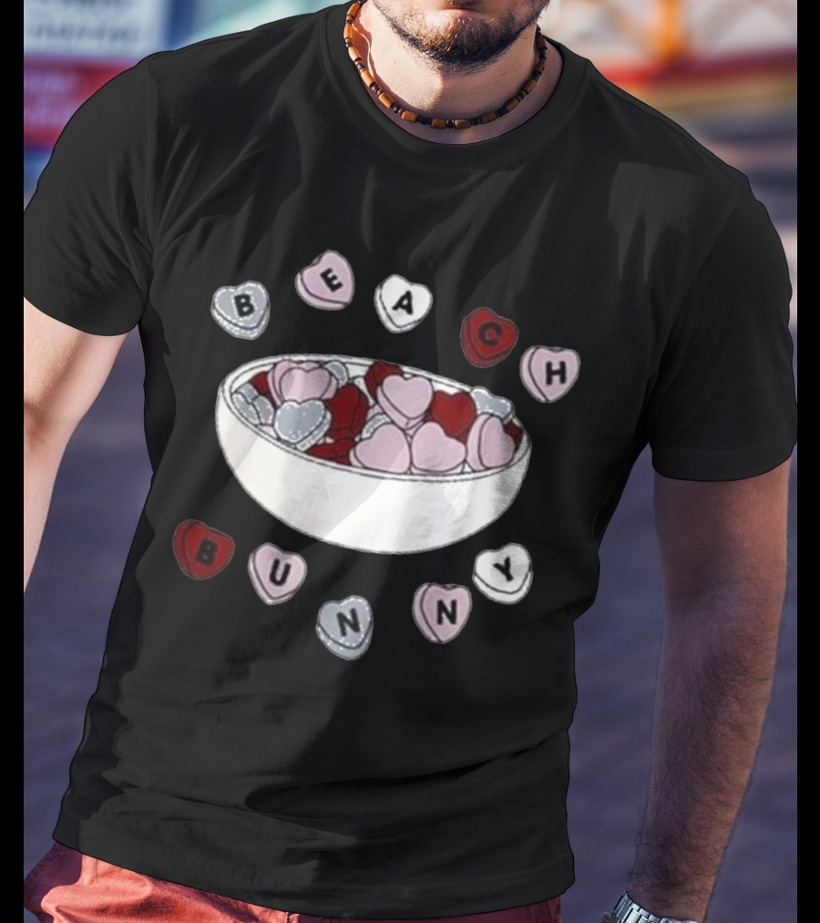 Beach Bunny Candy Heart Bowl T-Shirt