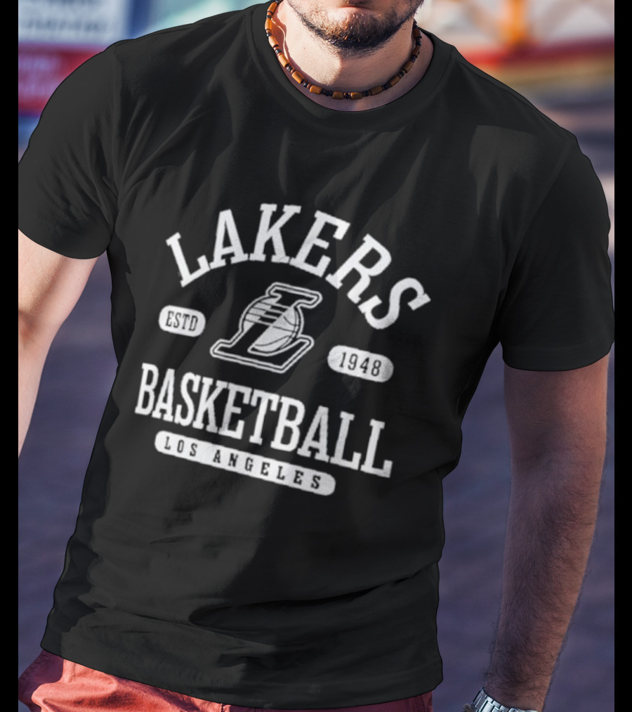 Lakers Basketball Los Angeles Estd 1948 T-Shirt