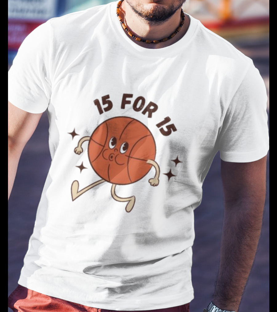15 For 15 Basketball T-Shirt