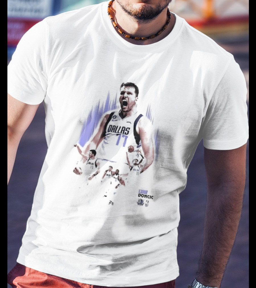 Luka Doncic Dallas 77 Western Conference Basketball T-Shirt