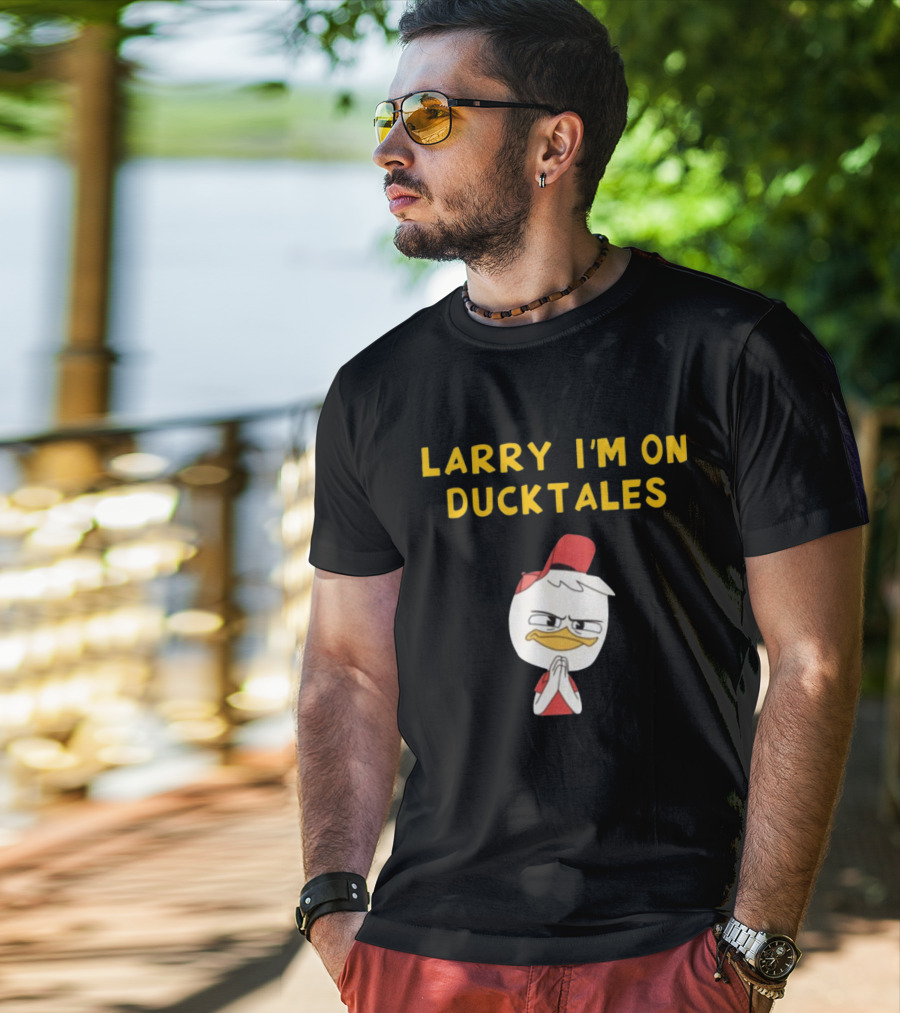 LARRY I'M ON DUCKTALES DUCK IN RED HAT T-Shirt