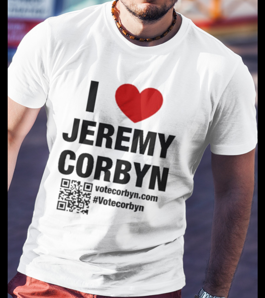 I Love Jeremy Corbyn VoteCorbyn.com #VoteCorbyn T-Shirt