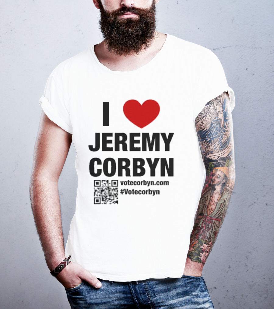 I Love Jeremy Corbyn VoteCorbyn.com #VoteCorbyn T-Shirt