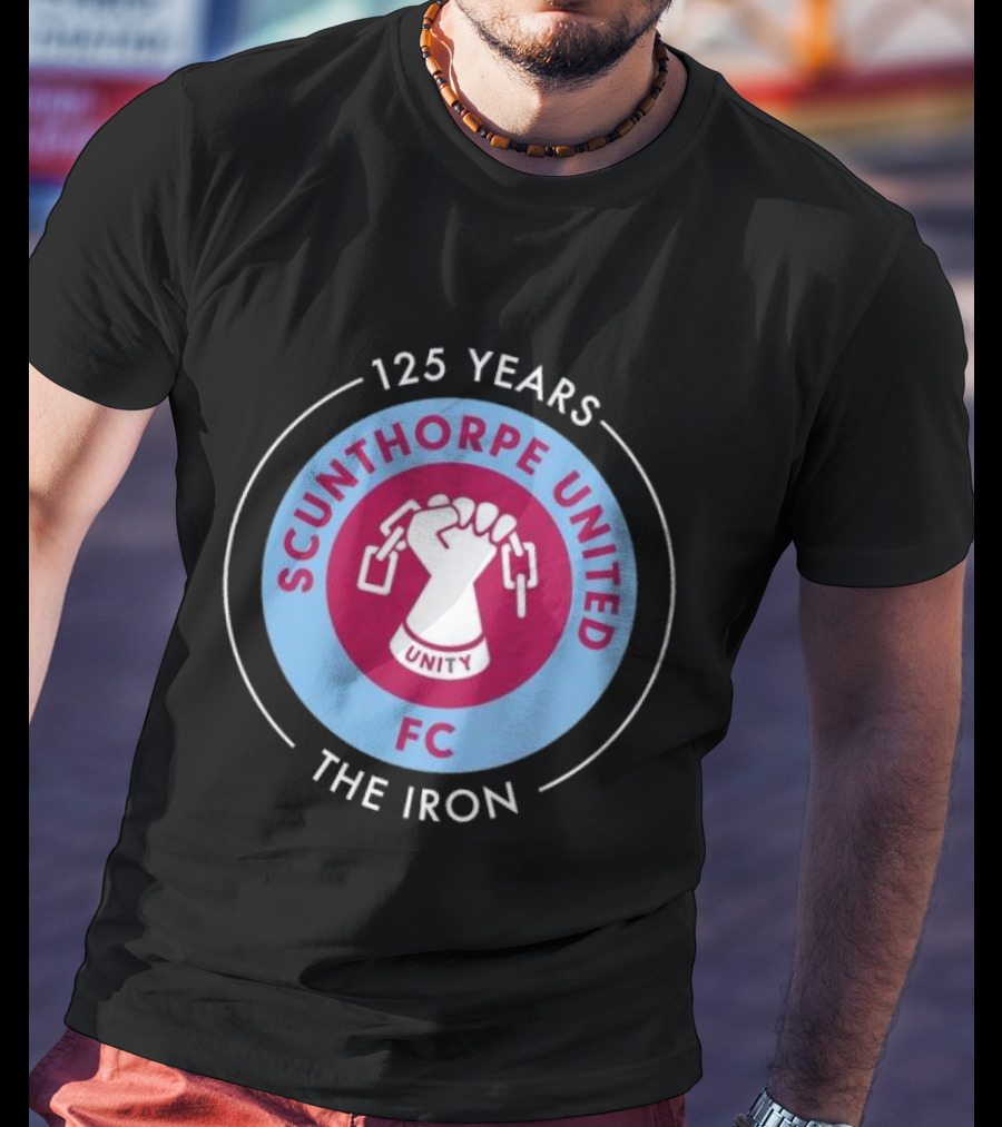 125 Years Scunthorpe United FC The Iron Unity T-Shirt
