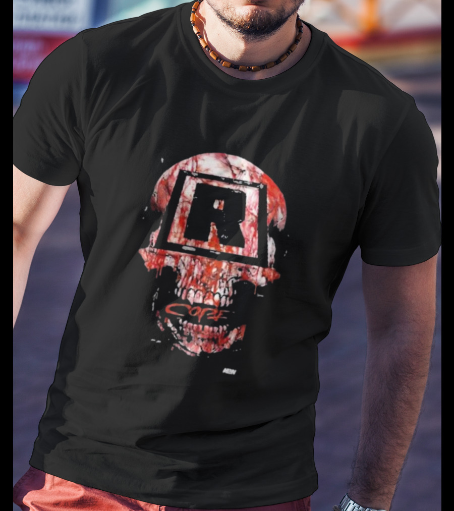 R Rated Copeland AEW Blood Skull T-Shirt