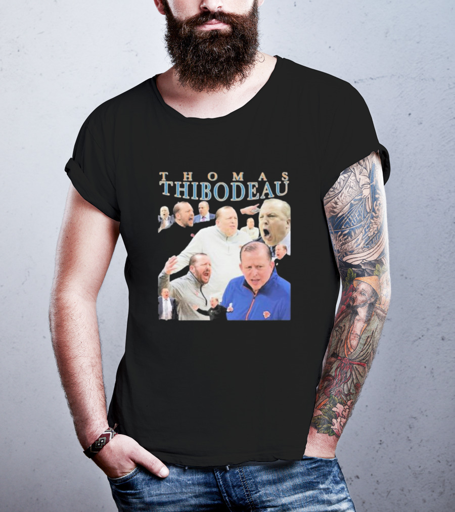 Thomas Thibodeau New York Knicks Coach Passionate Expressions T-Shirt