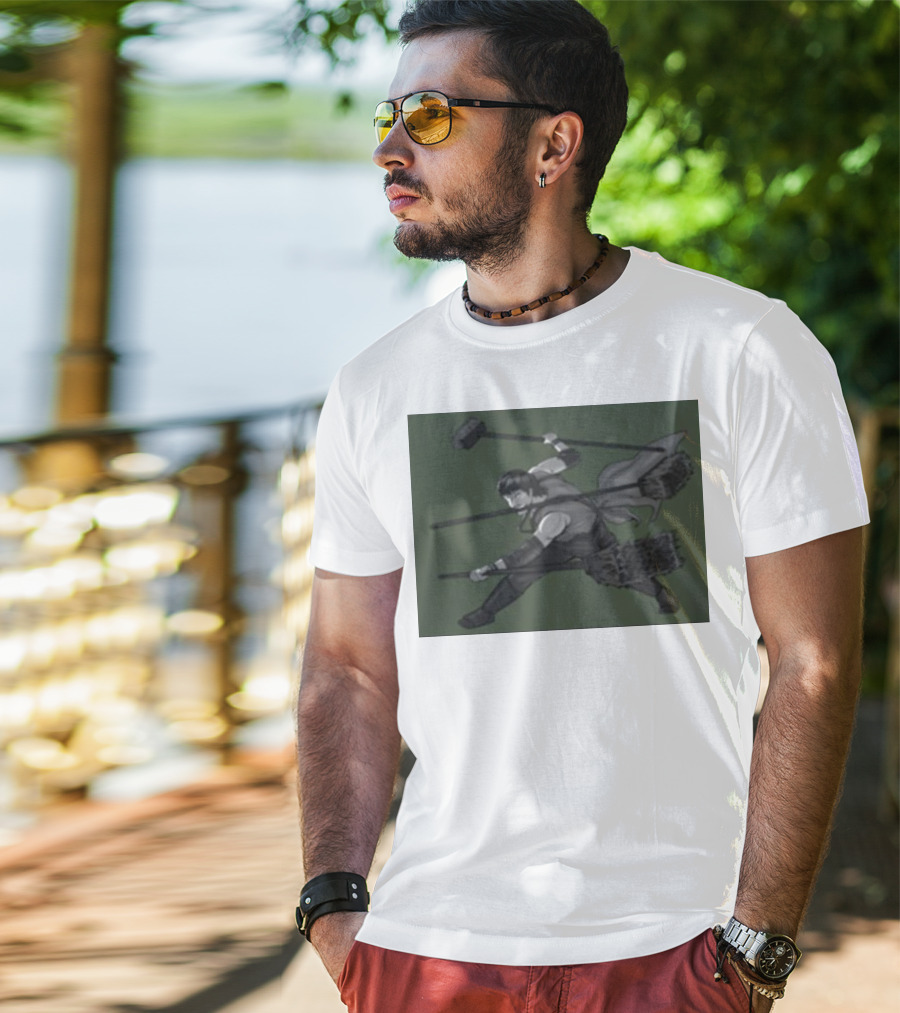 Three Broom Stance Cosplay Zoro T-Shirt