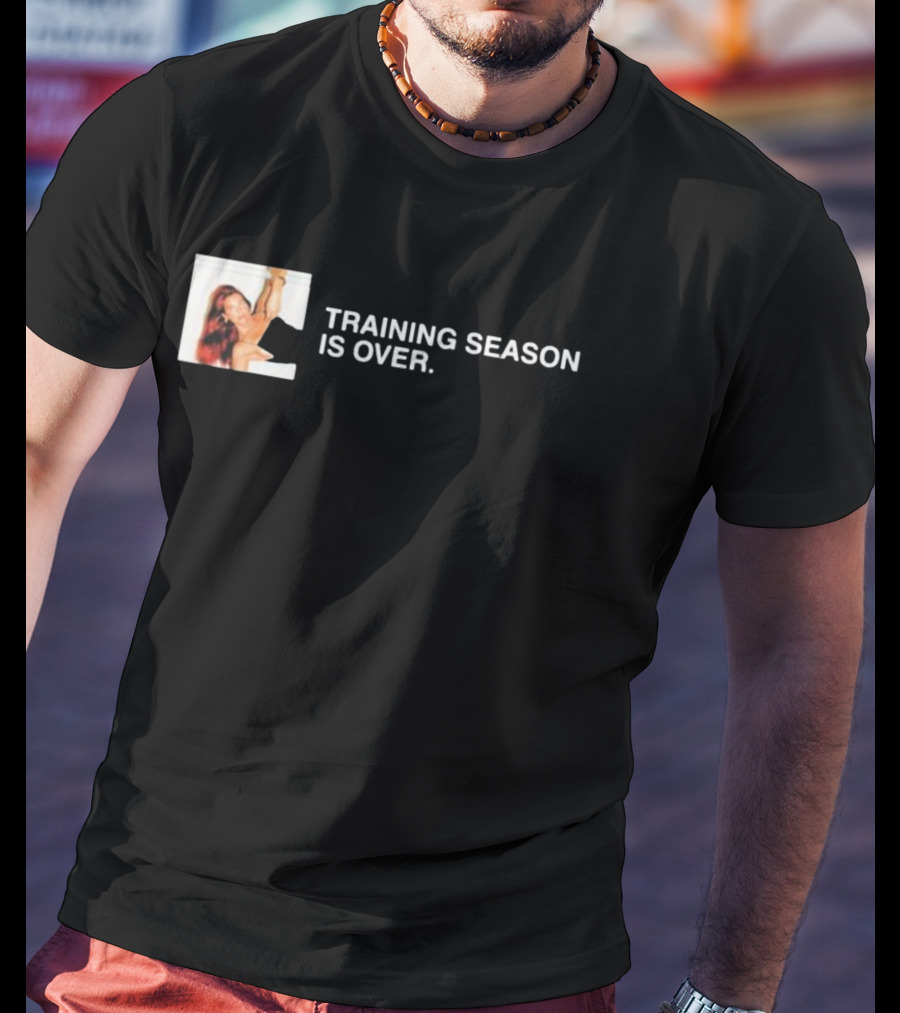 Training Season Is Over With Red Hair Woman Image T-Shirt