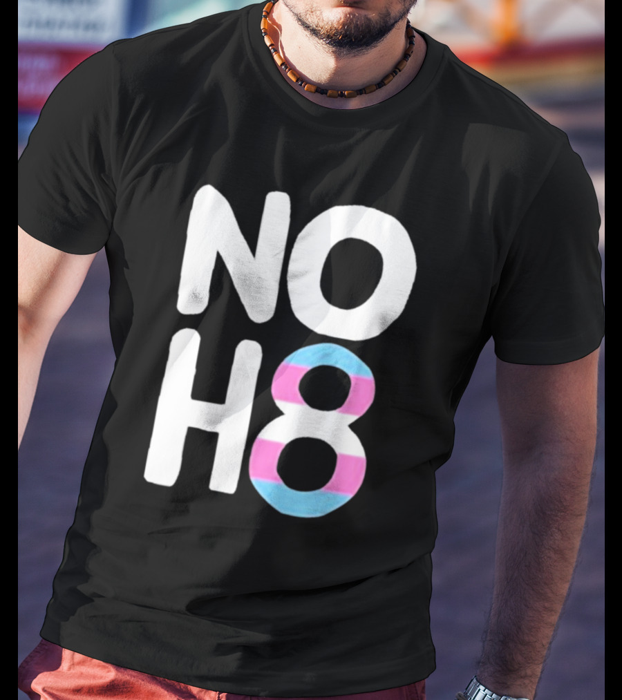 NO H8 Trans Pride Colors T-Shirt