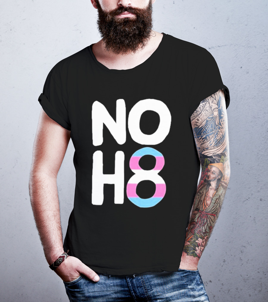 NO H8 Trans Pride Colors T-Shirt