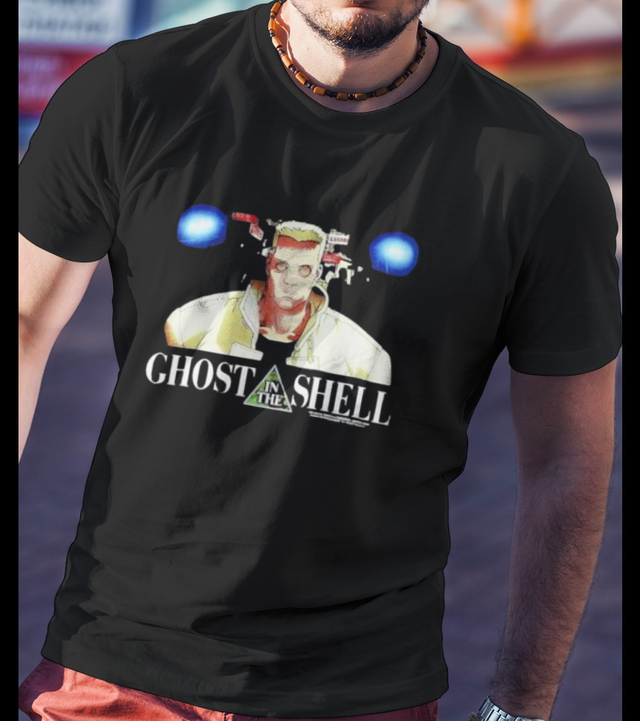 Ghost In The Shell Batou Cyberpunk Anime T-Shirt