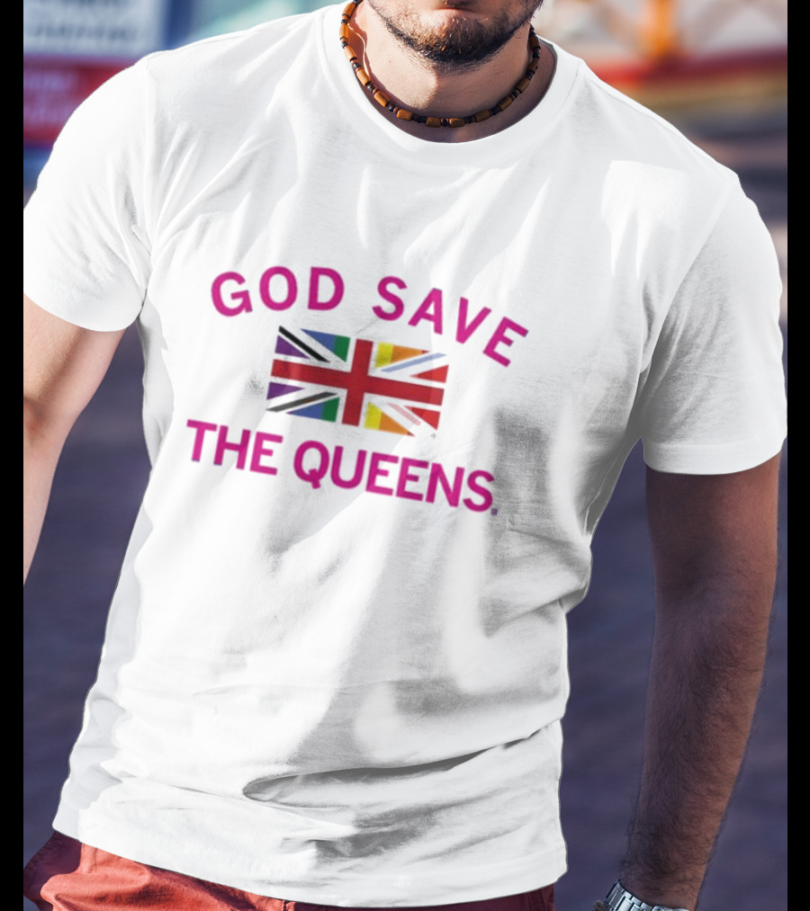 GOD SAVE THE QUEENS Pride Union Jack T-Shirt