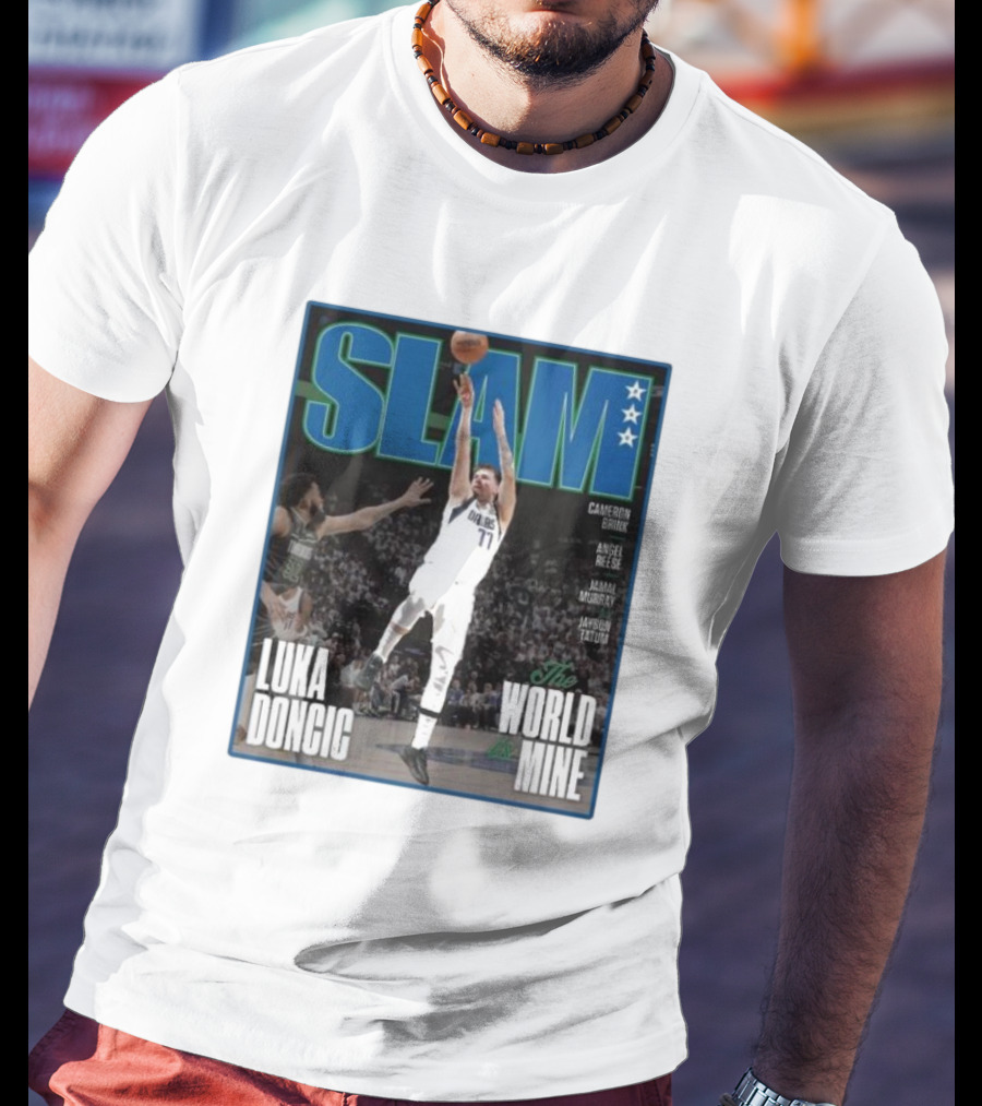 SLAM Luka Doncic The World Is Mine T-Shirt