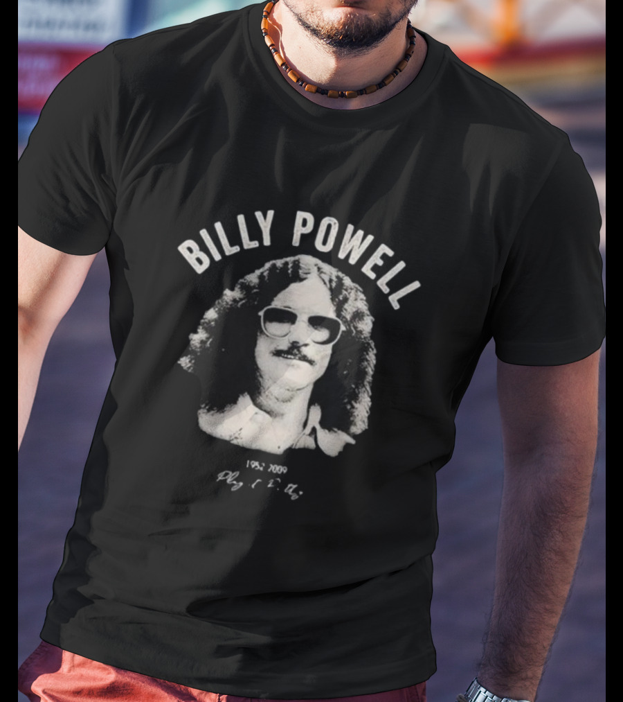 Lynyrd Skynyrd Billy Powell 1952 2009 Retro T-Shirt