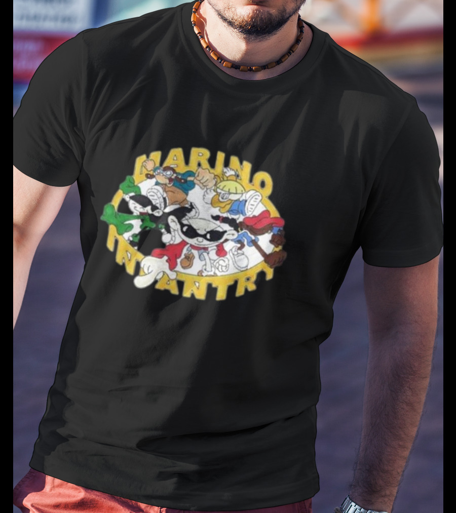 Marino Infantry Kids Next Door Cartoon Mashup T-Shirt