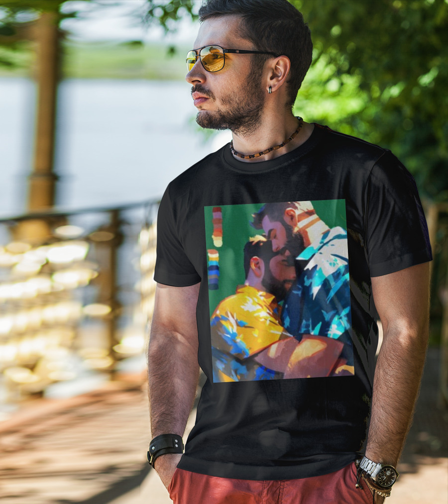 Ego Rodriguez Colours Pride Men's Embrace T-Shirt