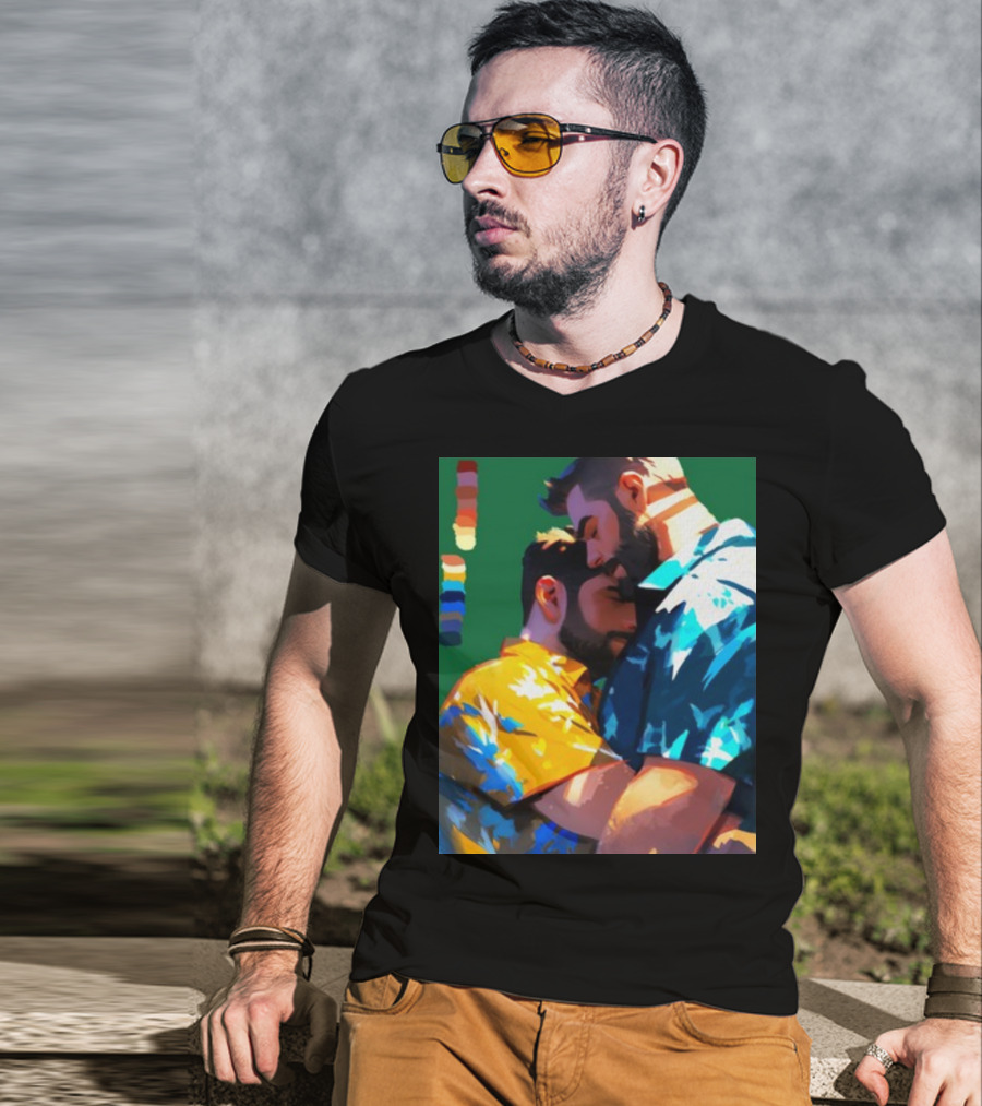 Ego Rodriguez Colours Pride Men's Embrace T-Shirt
