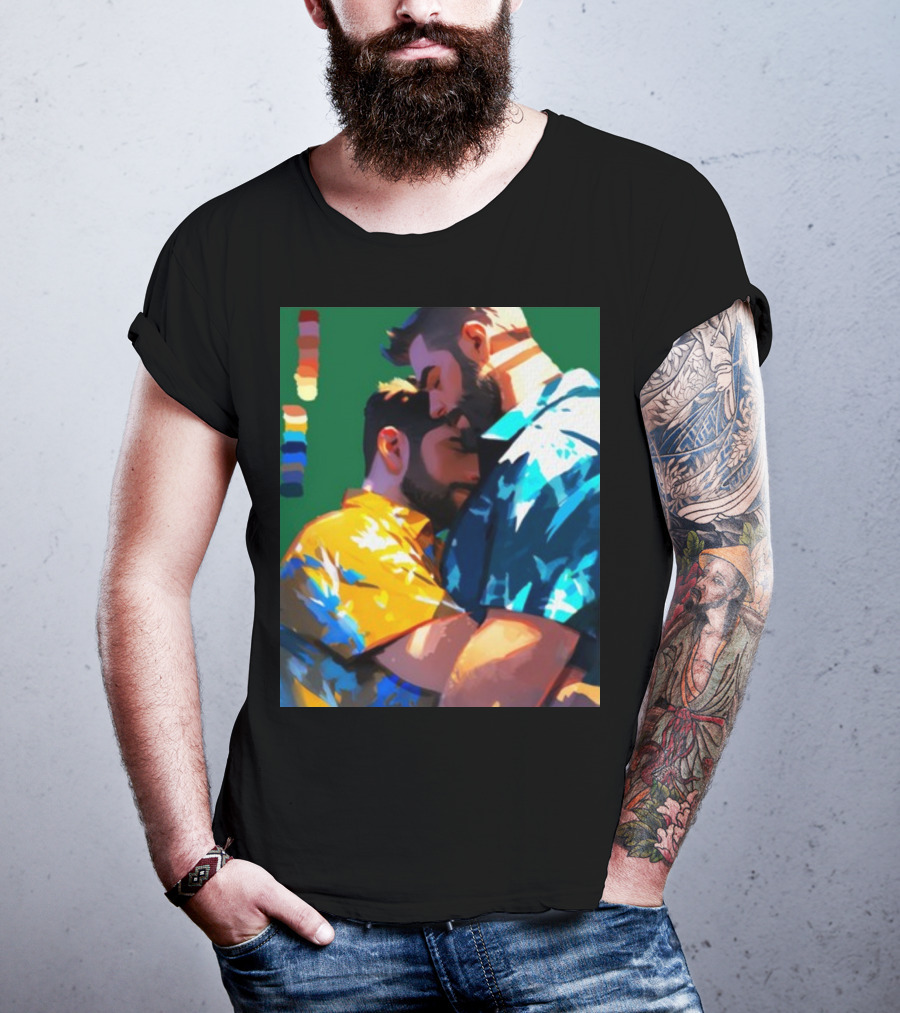 Ego Rodriguez Colours Pride Men's Embrace T-Shirt