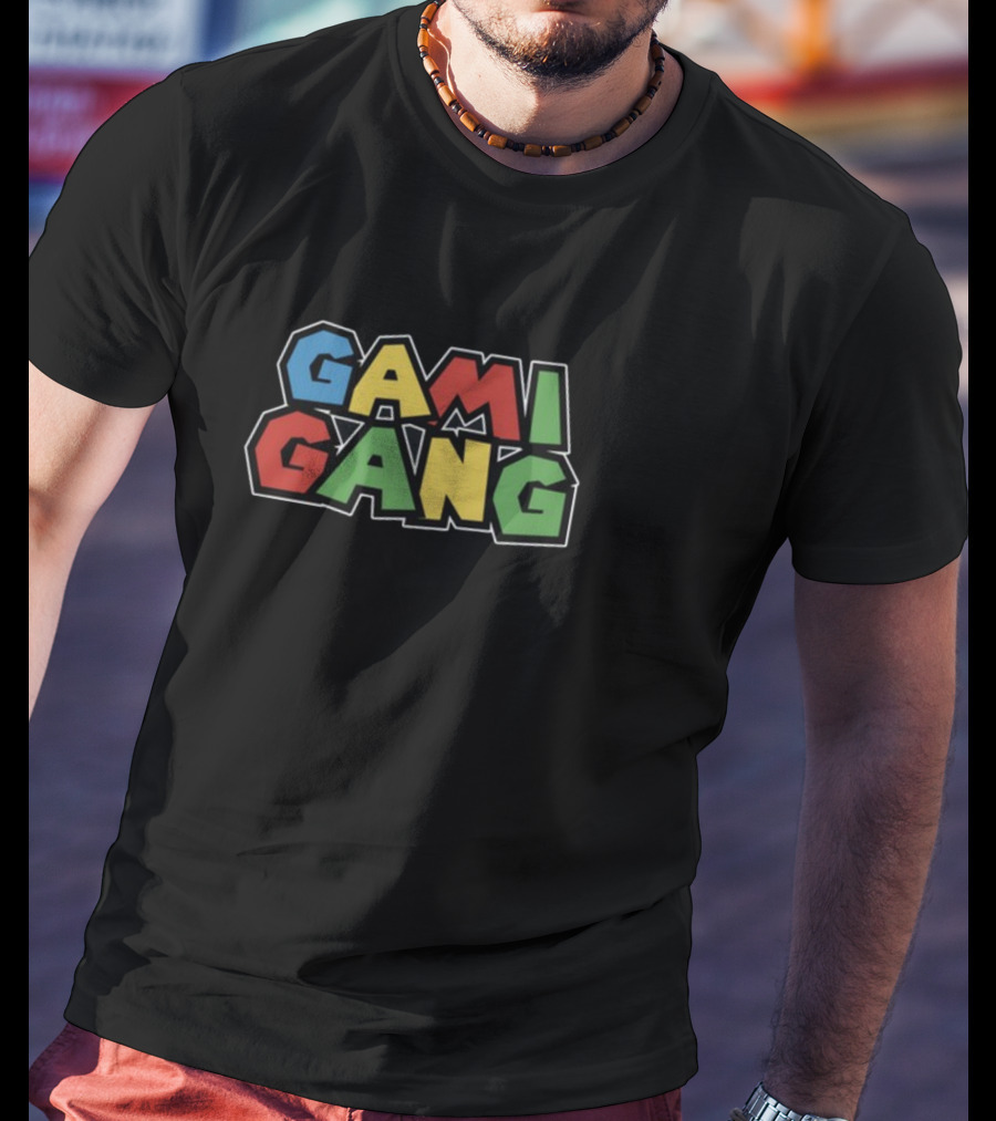 Gami Gang Colorful Block Letters T-Shirt