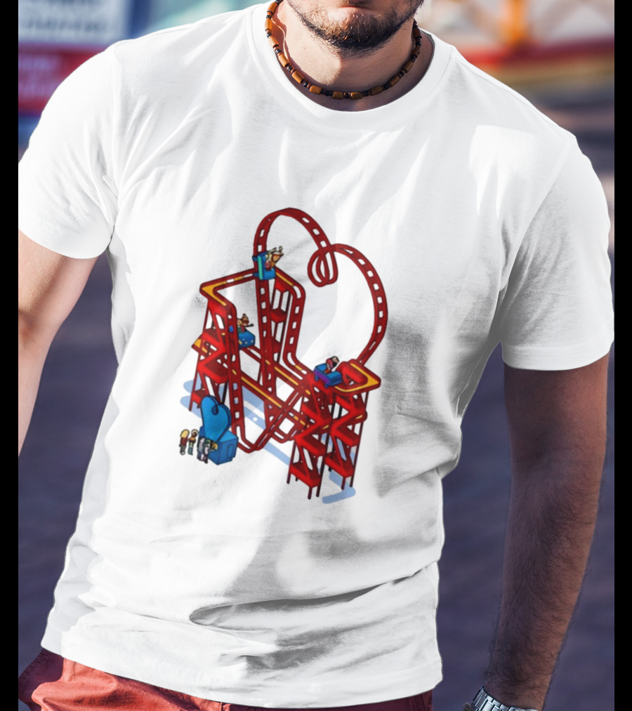 James Marriott Are We There Yet Roller Coaster Construction Fun Adventure T-Shirt