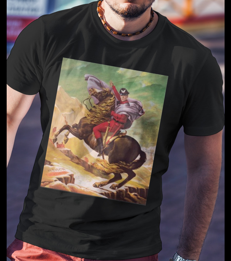 Maximilian Dood Raul Julia M Bison Crossing The Alps T-Shirt