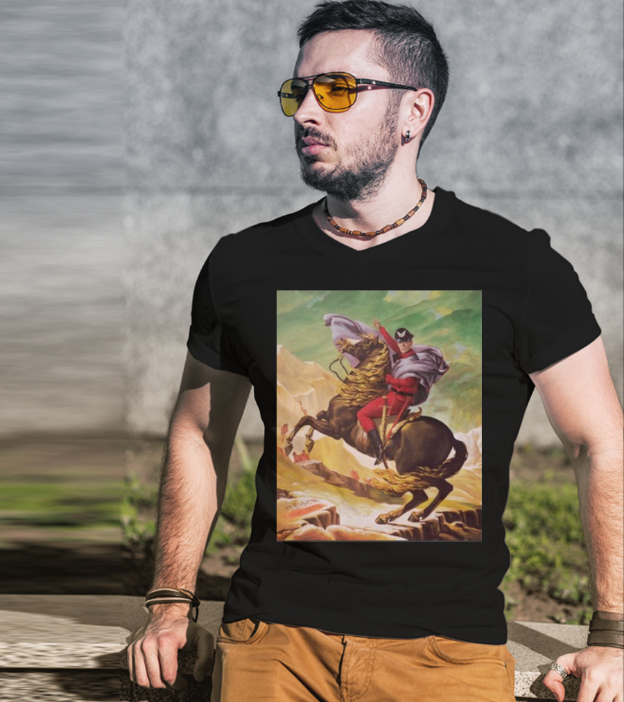 Maximilian Dood Raul Julia M Bison Crossing The Alps T-Shirt
