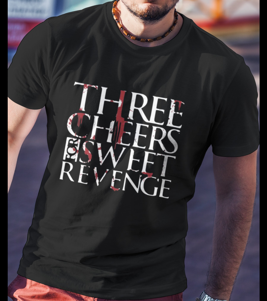 My Chemical Romance Three Cheers For Sweet Revenge Blood Splatter T-Shirt
