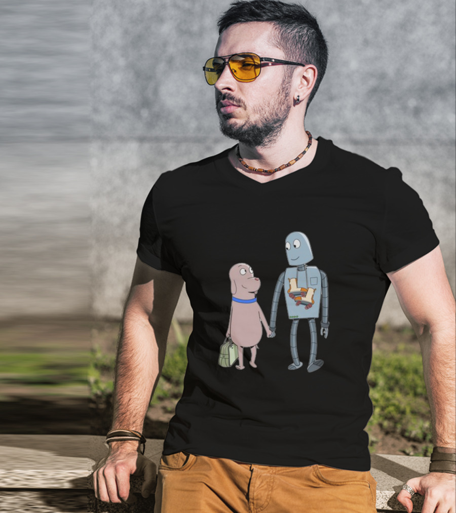 Robot Dreams Dog And Robot Adventure Friends T-Shirt
