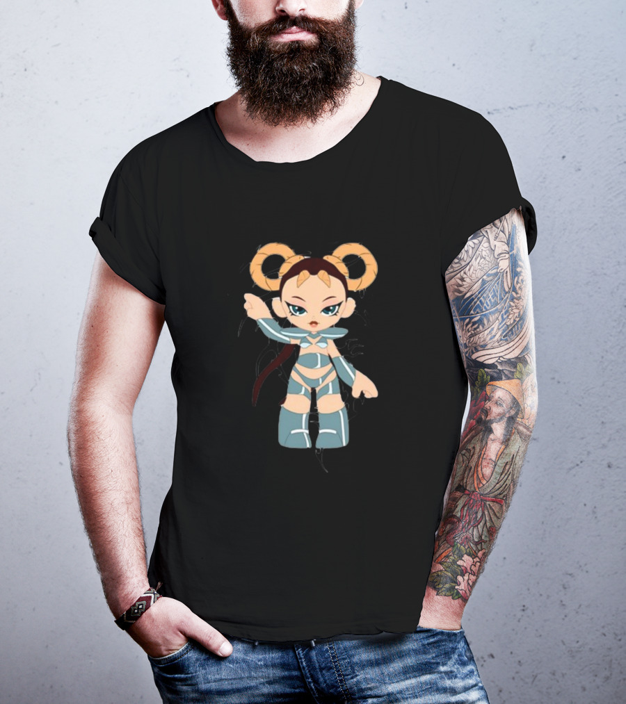 Udiscover Playera Las Eras El Dragón Personaje Chibi Estilo Guerrero T-Shirt
