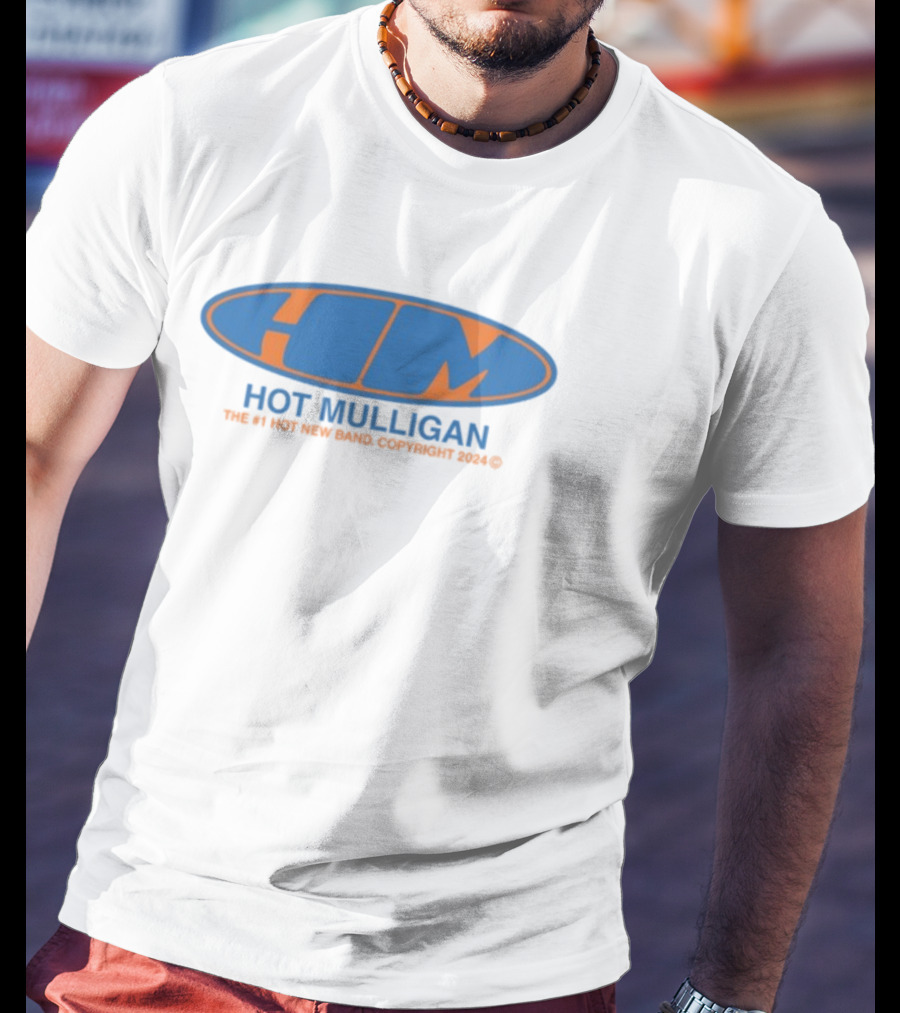 Hot Mulligan HM Oval Logo The #1 Hot New Band Copyright T-Shirt