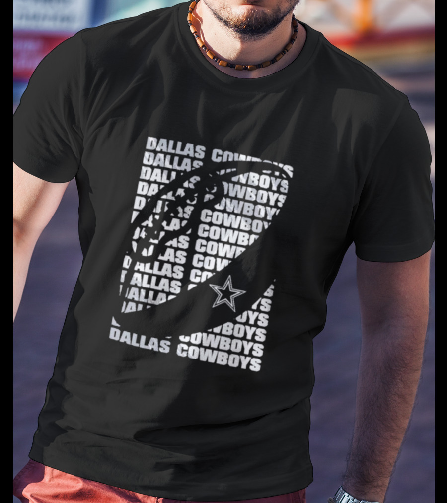 Dallas Cowboys Youth Football Star Logo Repeated T-Shirt