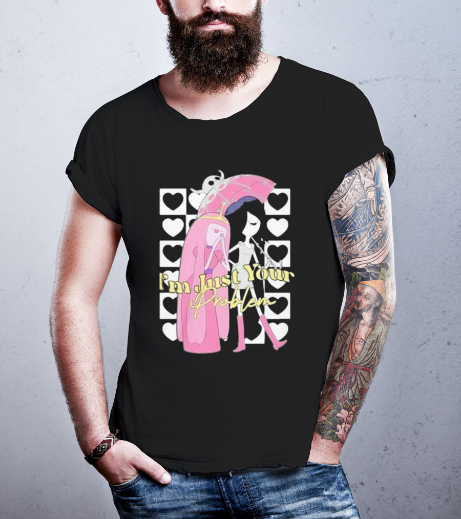 I'm Just Your Problem Adventure Time Heart Umbrella T-Shirt