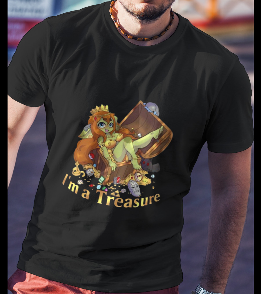 Gob Mode I'm A Treasure Chibi Goblin In Treasure Chest T-Shirt