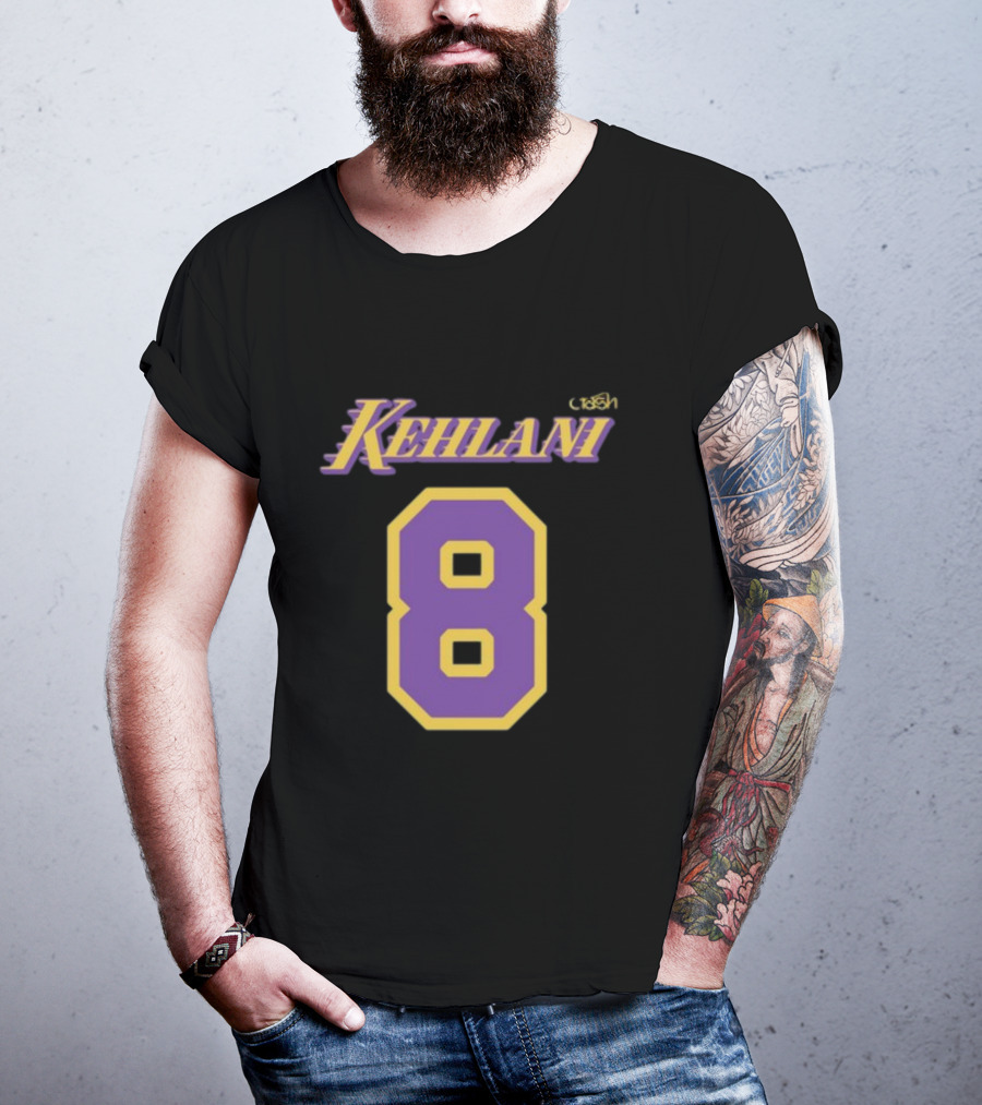 Kehlanistore Kehlani Purple Yellow Number 8 T-Shirt