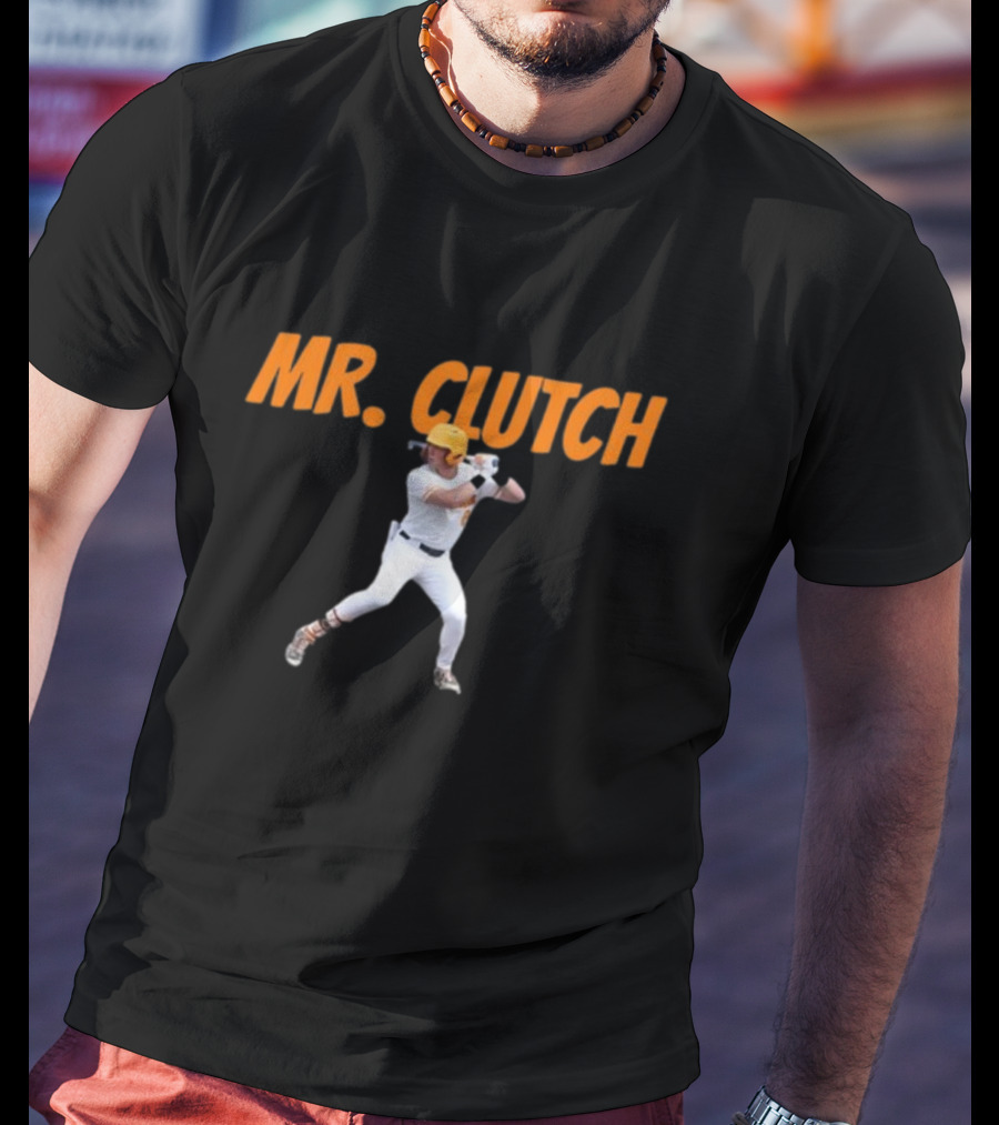 Mr. Clutch Dylan Dreiling Baseball Action T-Shirt
