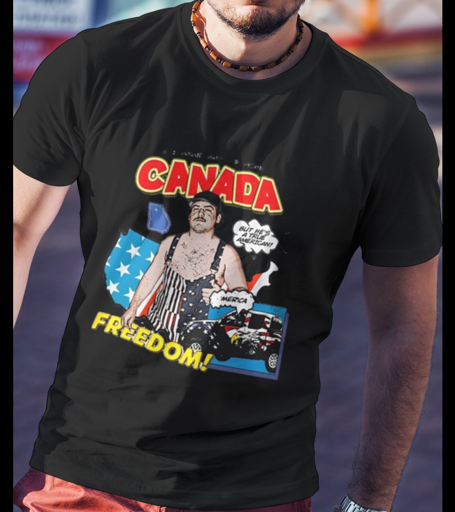 His Name May Be Noah Canada Freedom True American Comic T-Shirt