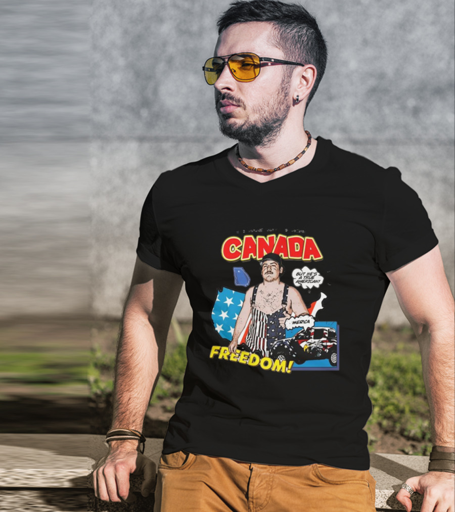 His Name May Be Noah Canada Freedom True American Comic T-Shirt