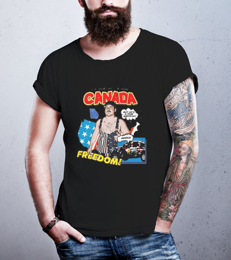 His Name May Be Noah Canada Freedom True American Comic T-Shirt