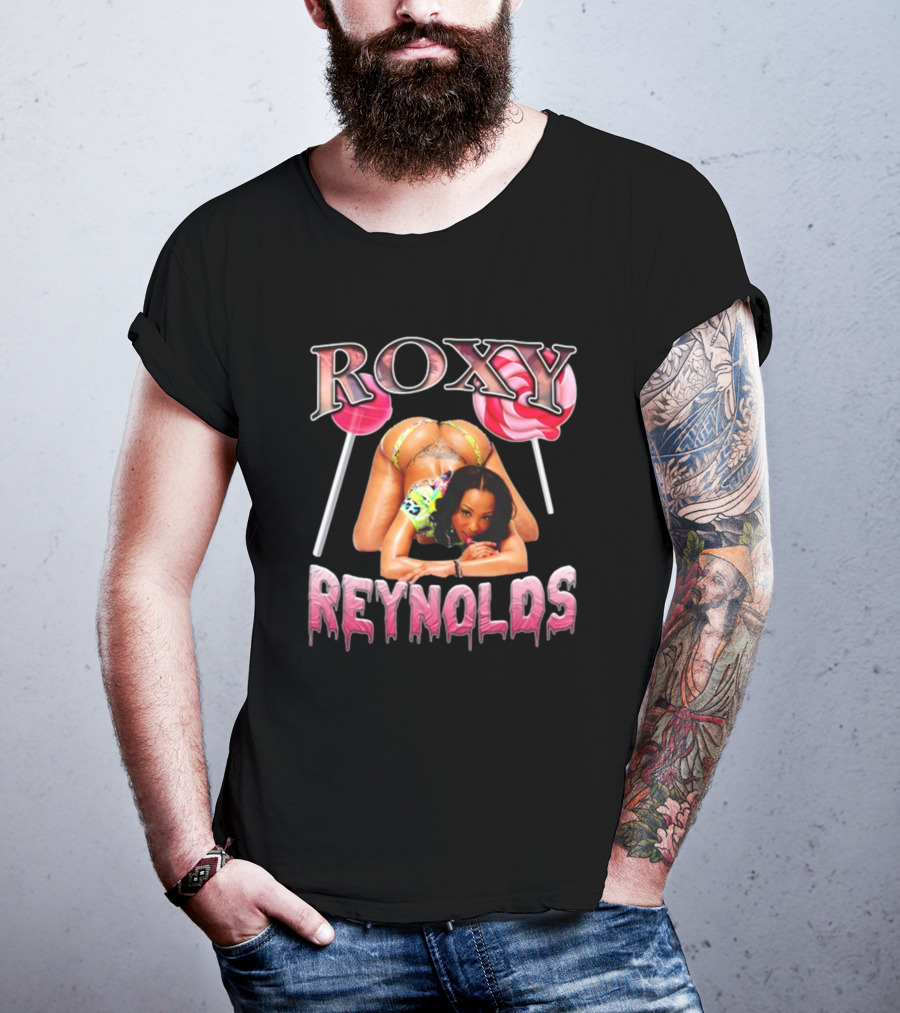 Roxy Reynolds Bootleg Lollipop Image T-Shirt