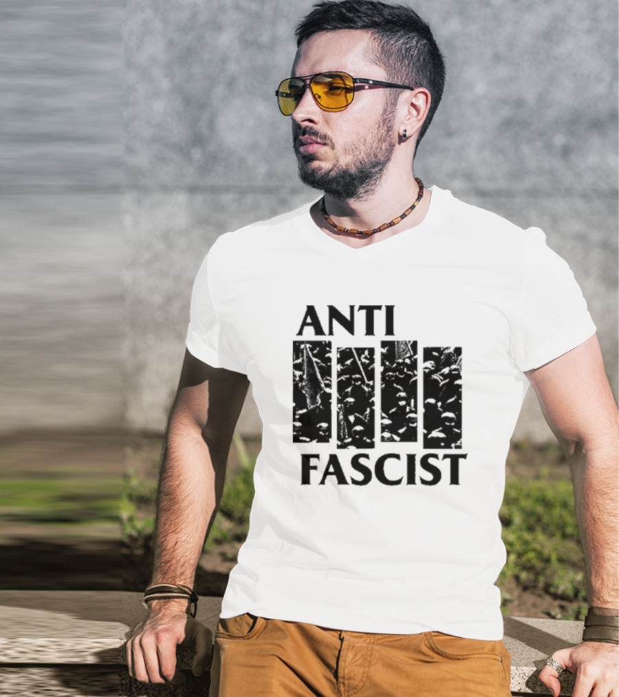 Jim Jarmusch Anti Fascist Punk Band Logo Influence T-Shirt