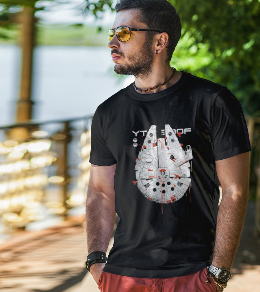 YT 1300F Mf Junker Star War Spaceship T-Shirt