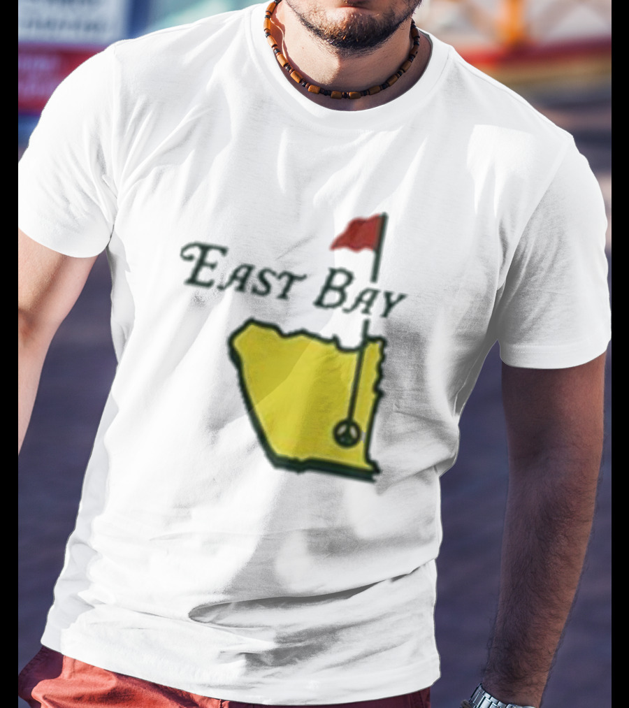 Oaklandish East Bay Golf Map With Flag Hole T-Shirt
