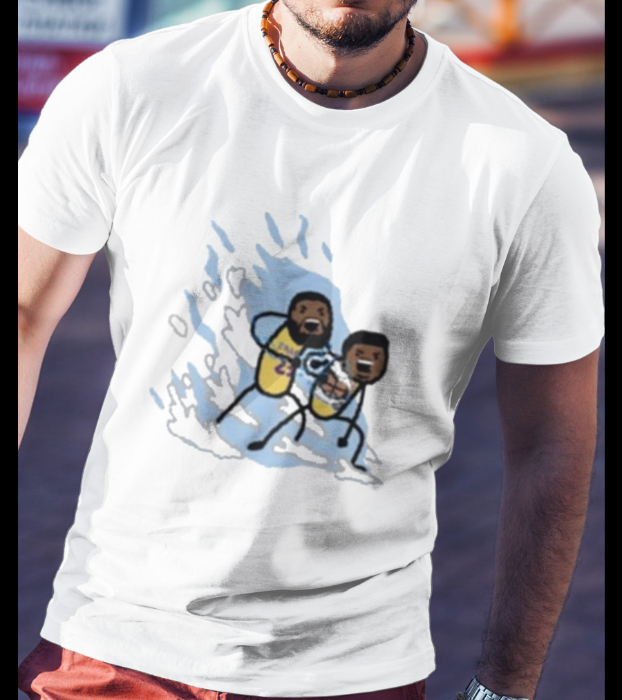 Father And Son Kamehameha Lakers Basketball Fusion T-Shirt