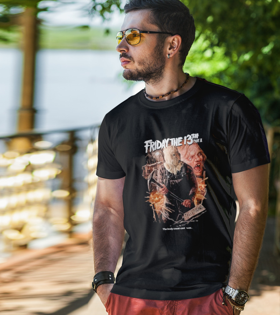 Friday The 13th Part II No Trespassing The Body Count Continues T-Shirt