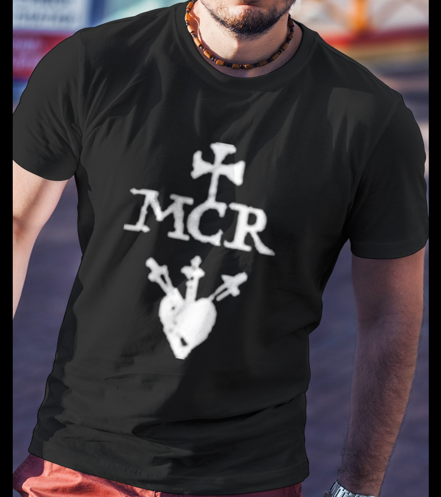 MCR From The Earth To The Morgve Heart Cross Symbol In Aeternum T-Shirt