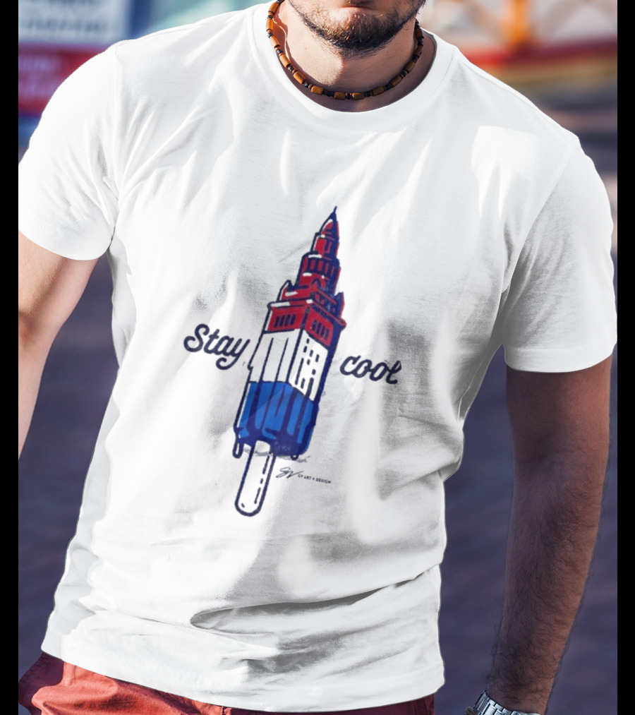 Stay Cool Cleveland Tower Popsicle T-Shirt