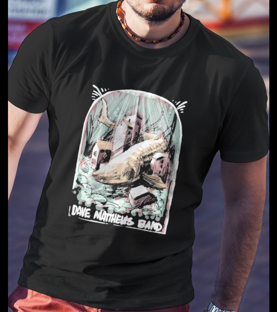 Dave Matthews Band June 26 Surreal Fish And Buildings T-Shirt