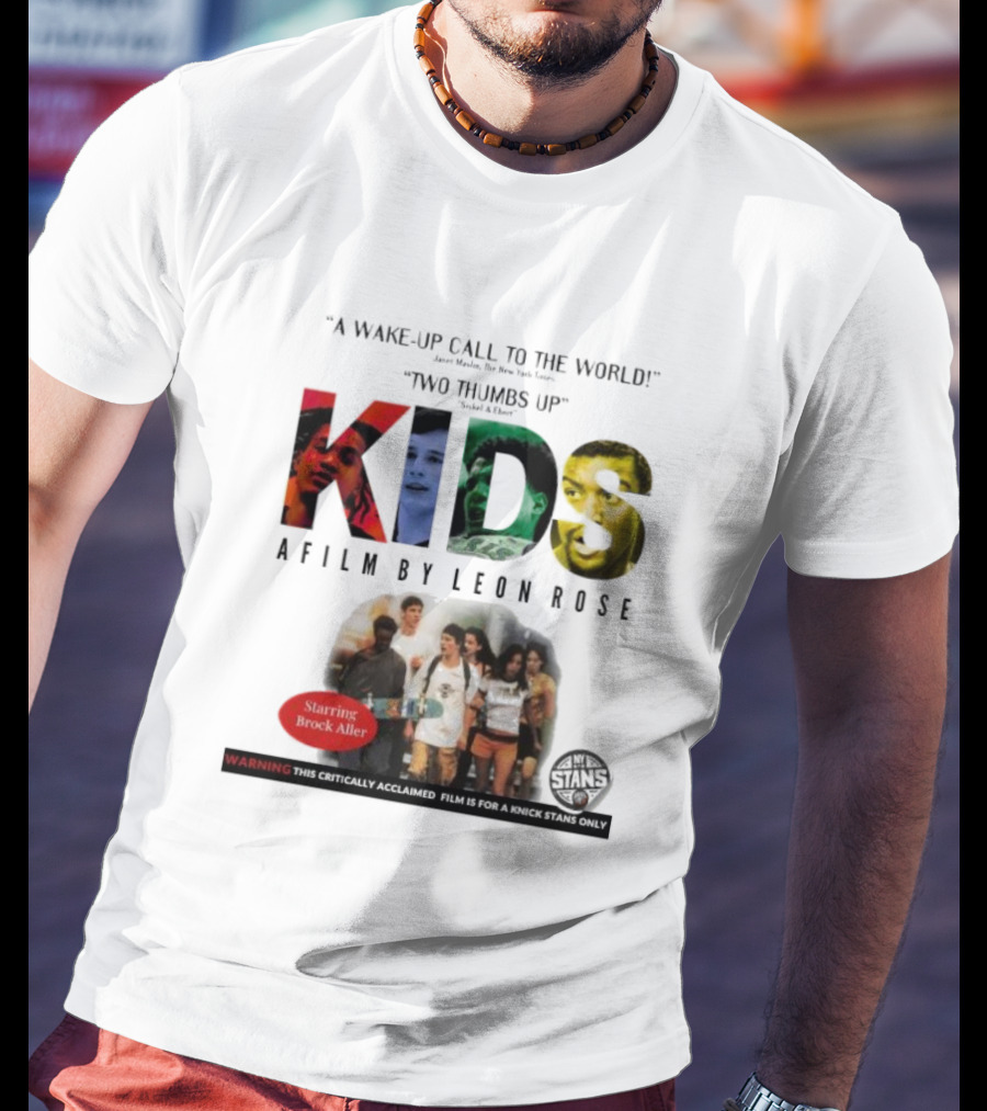 A Wake-up Call To The World Two Thumbs Up Kids A Film By Leon Rose Starring Brock Aller T-Shirt