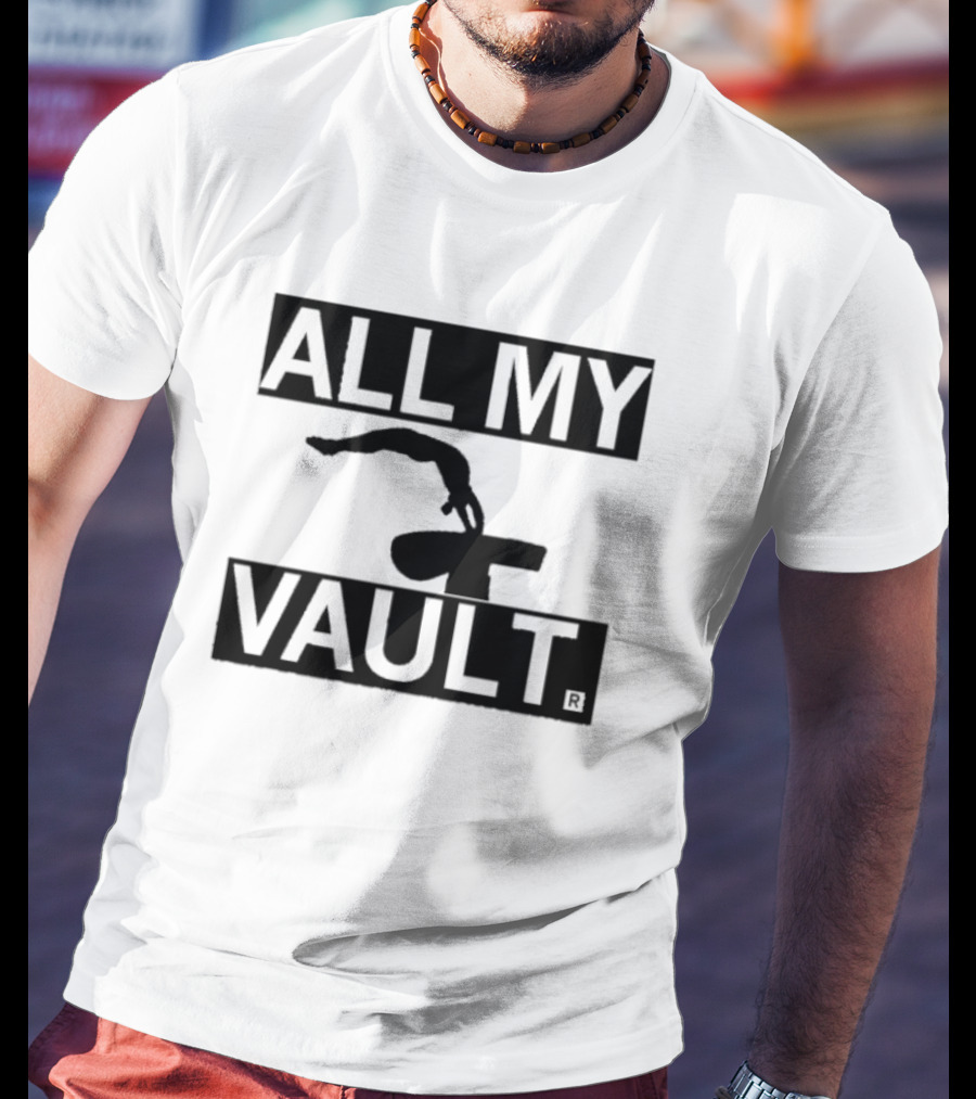 ALL MY VAULT Gymnastics Pommel Horse T-Shirt