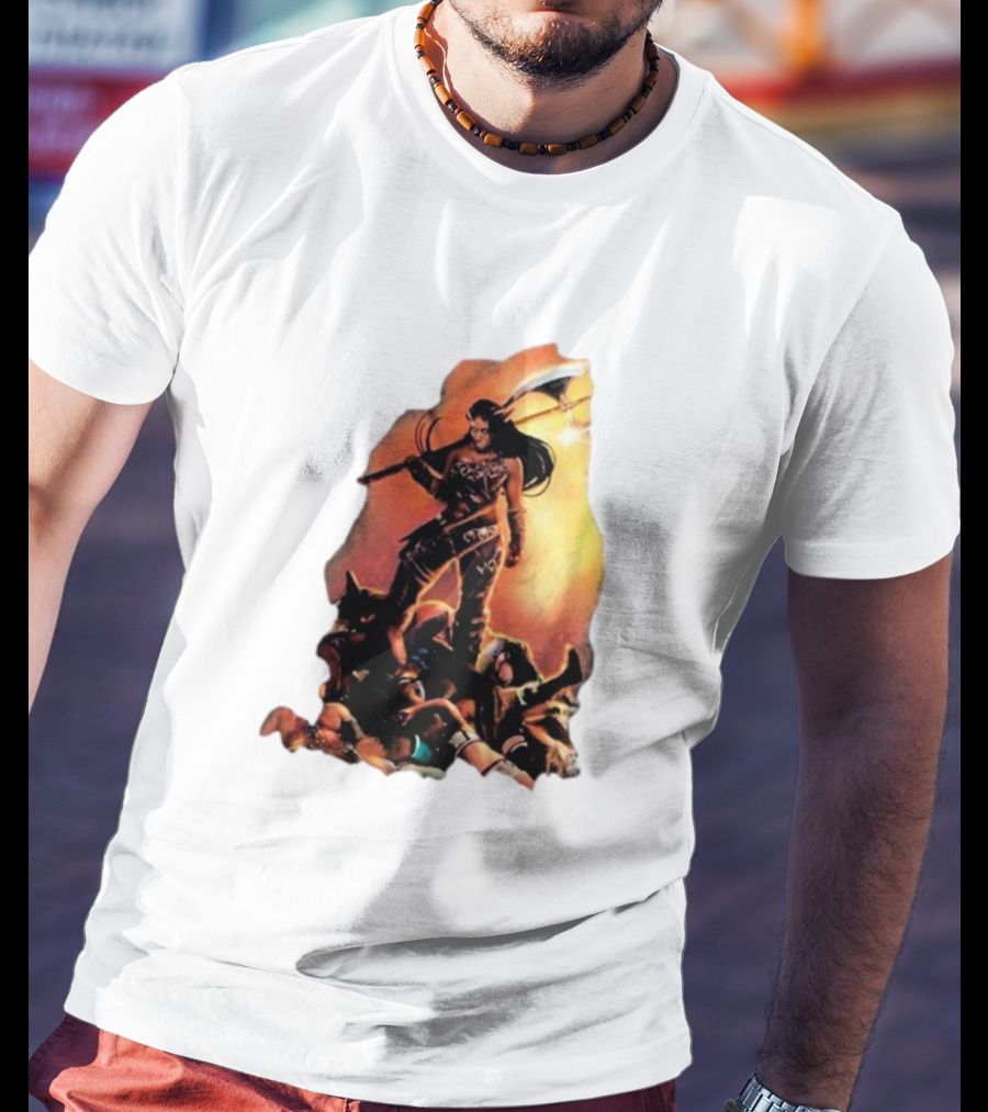 Athena Palmer Warrior Standing Over Fallen Warriors T-Shirt
